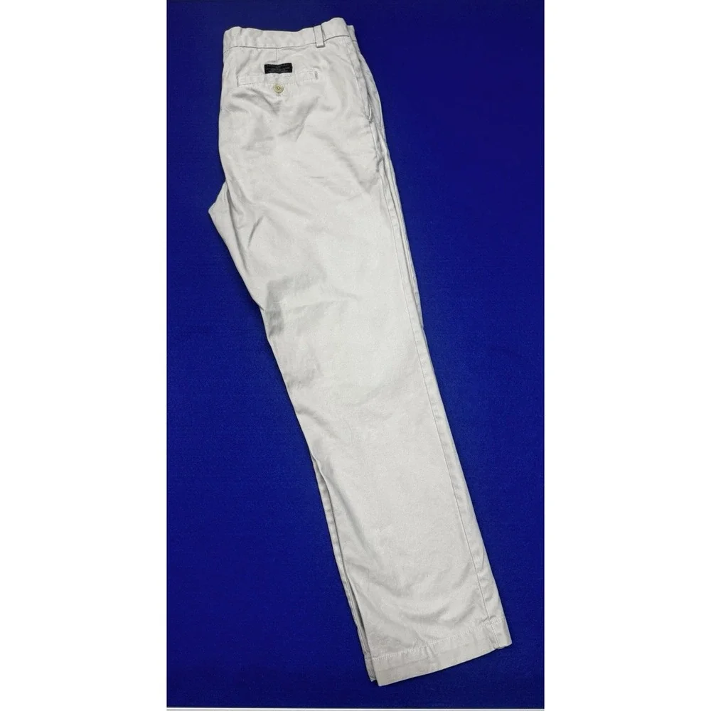 Banana Republic Men's Beige Aiden Chino Pants Size 34x34, Preppy, Slim fit
